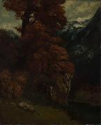 Gustave Courbet The Glen at Ornans oil